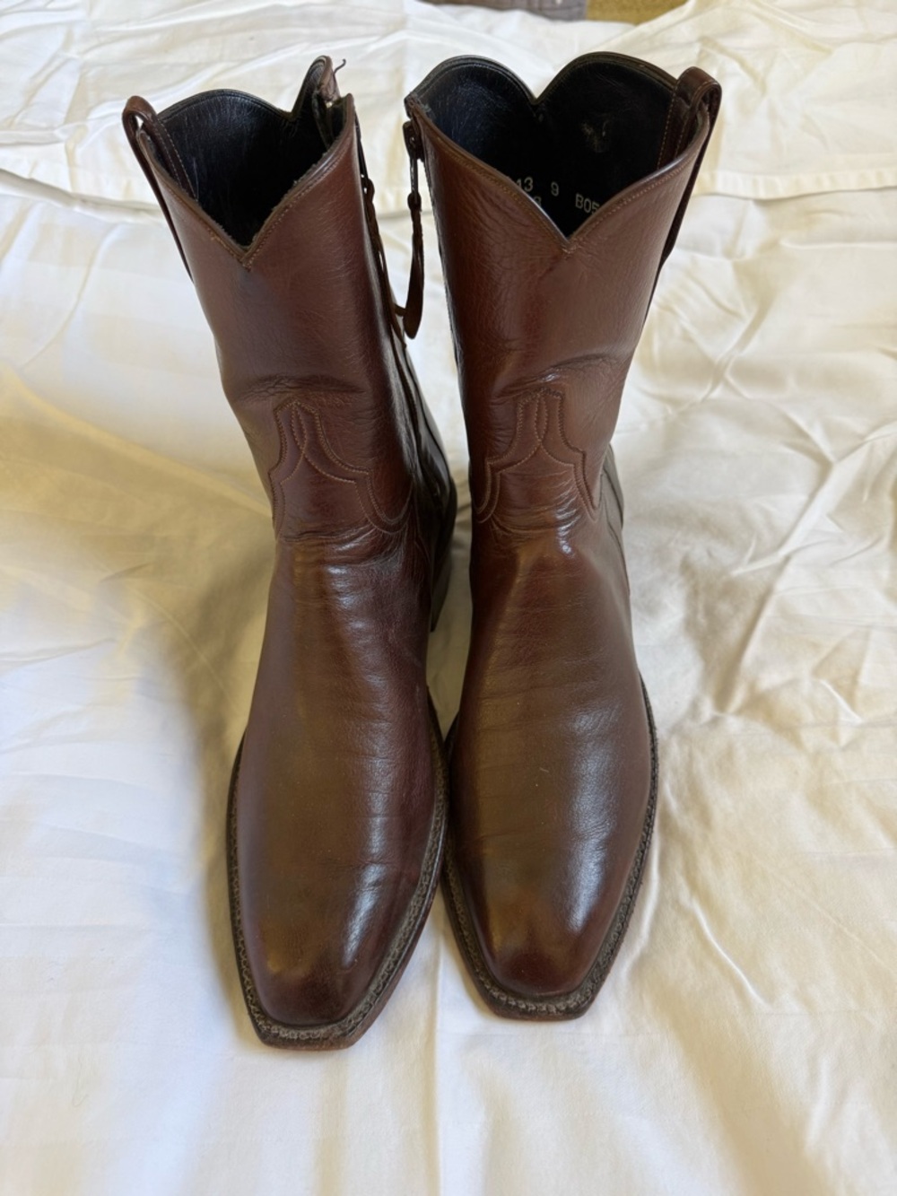 Men’s Lucchese Classic Brown Handmade Leather Cowboy Boots